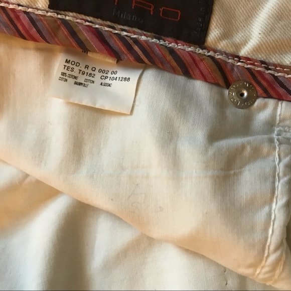 ETRO Mens Light Blue Stone Washed Denim pants - Picture 3 of 6